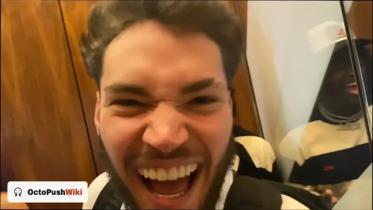 Streamer Adin Ross laughing during a 2021 livestream, featured in this Adin Ross net worth guide
